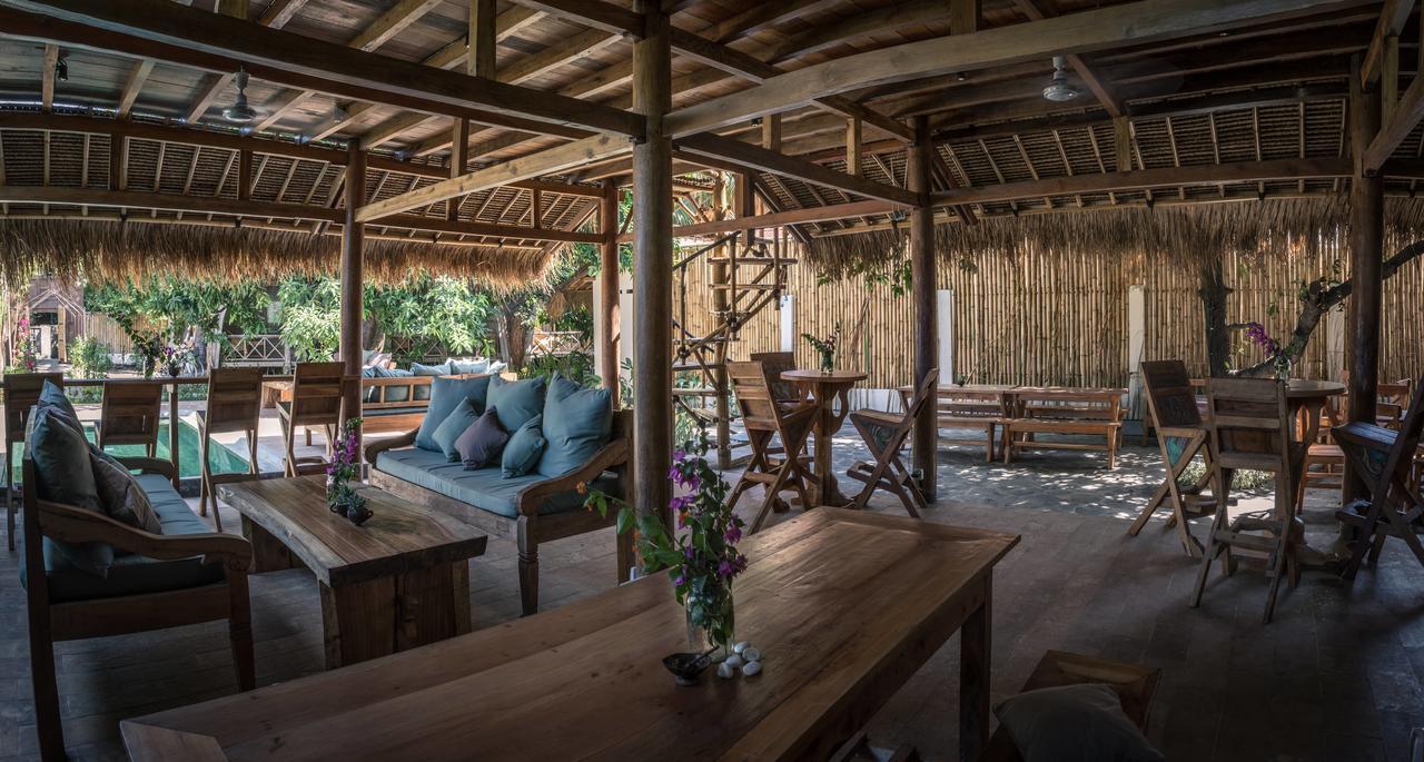 Flowers&Fire Yoga Garden Gili Air Buitenkant foto